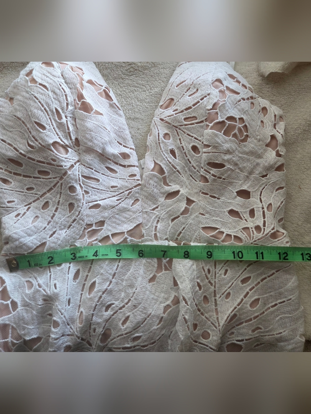 Simplee Apparel White Lace High-Low Sundress - Picture 5 of 8